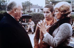 Alfred Hitchcock, Claude Jade, Dany Robin "Topaz"