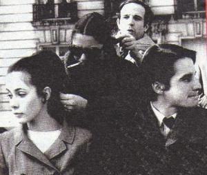 Claude Jade, François Truffaut et Jean-Pierre Léaud