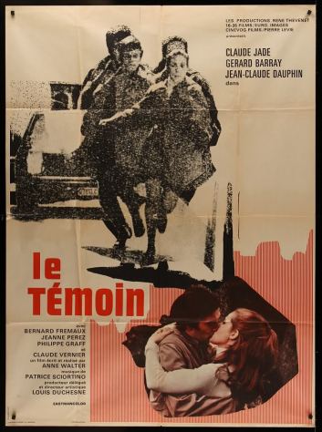 LE_TEMOIN_1969_Claude_JADE_Gerard_BARRAY_poster