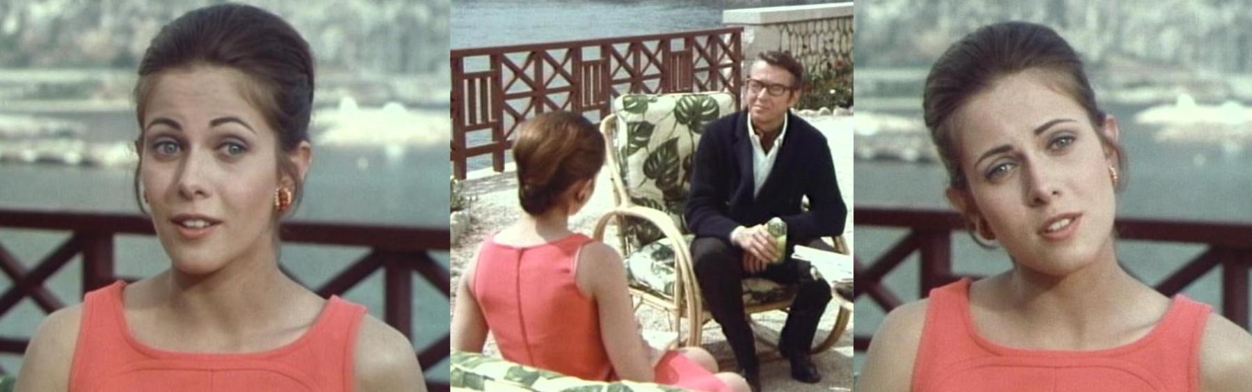 Claude Jade stellt Michel Auclair eine raffinierte Falle: "Sous le signe de Monte-Cristo"