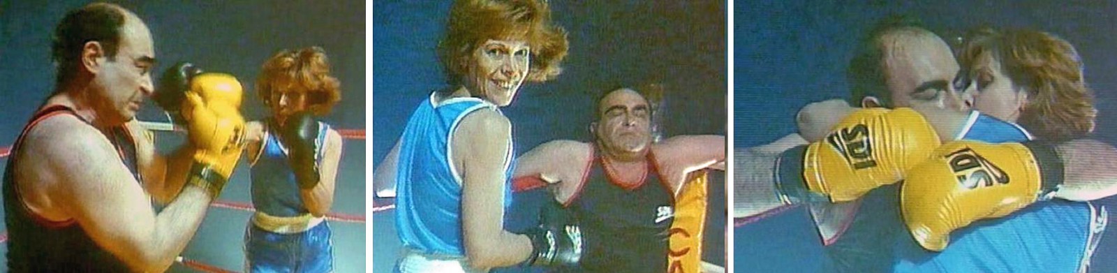 Claude Jade et Philippe Khorsand dans "Tableau d'honneur" de Charles Nemes, boxe, film, cinema, 1992