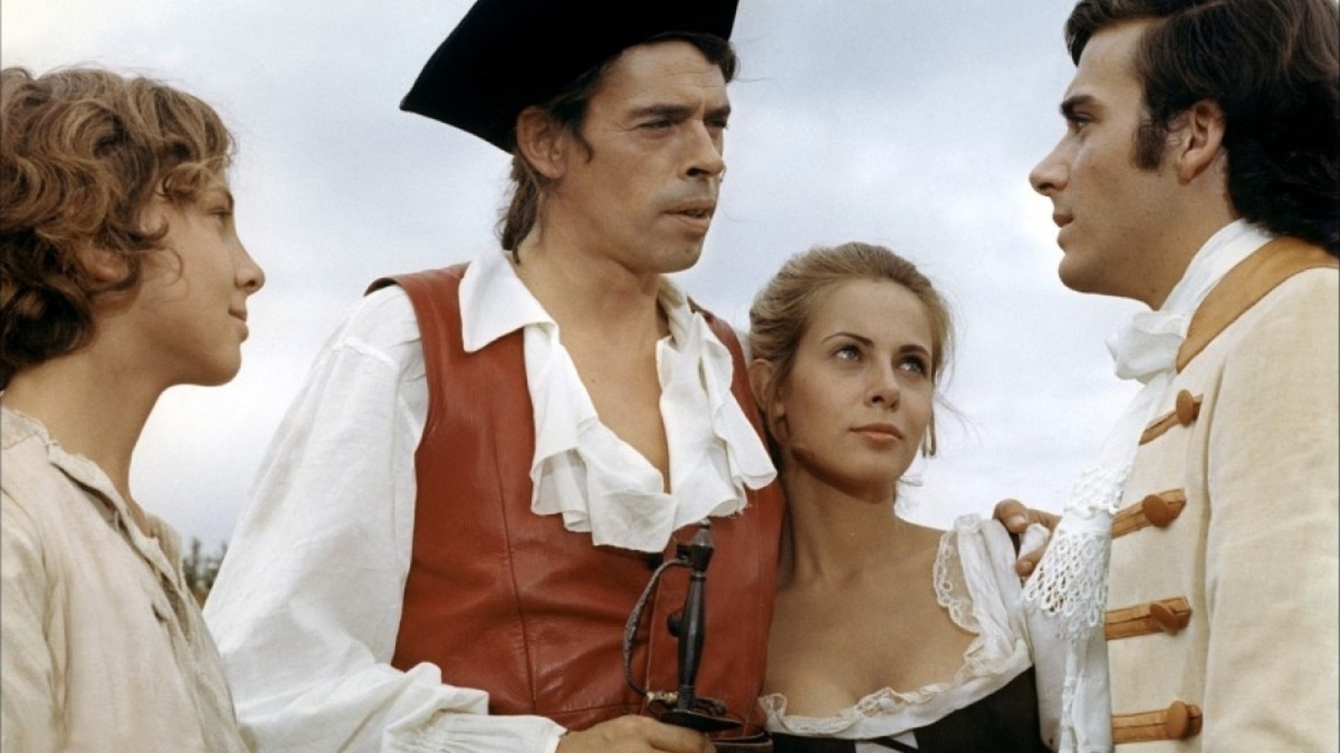 Dominique de Keuchel, Jacques Brel, Claude Jade und Bernard Alane