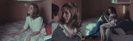 Claude Jade mit Michel Creton in ihrem ersten Film nach Pierres Geburt