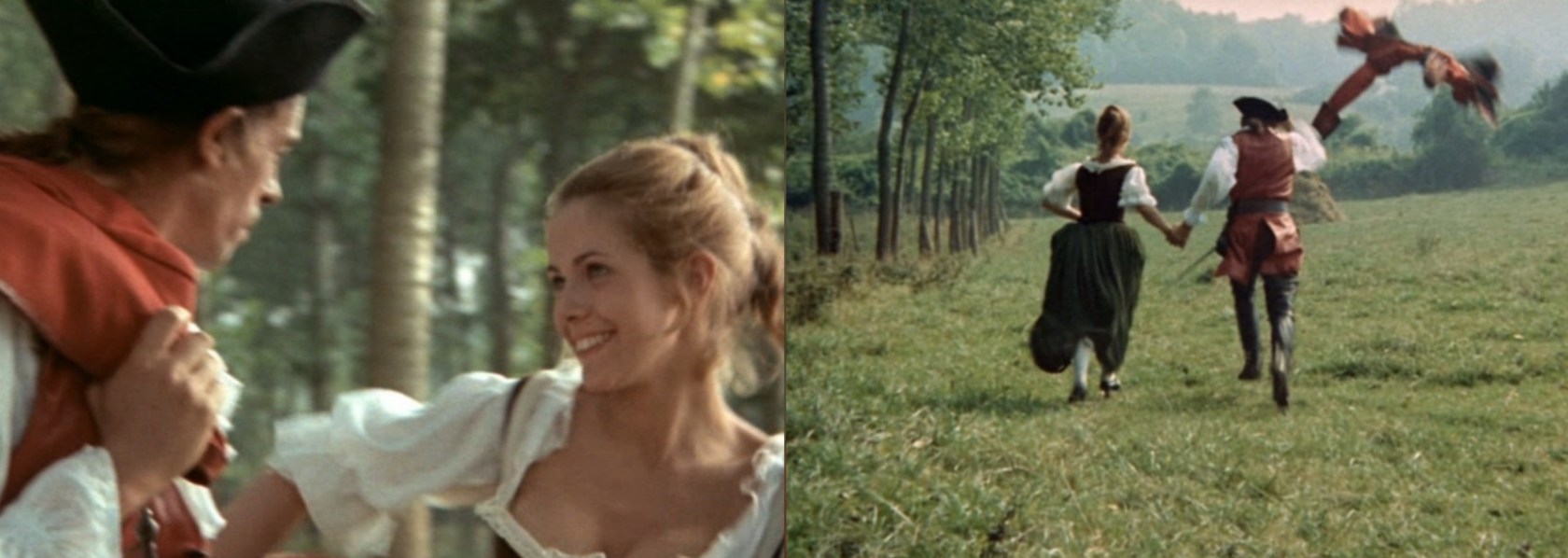 Jacques Brel Claude Jade Mon oncle Benjamin Forêt de Rambouillet en Vallée de Chevreuse