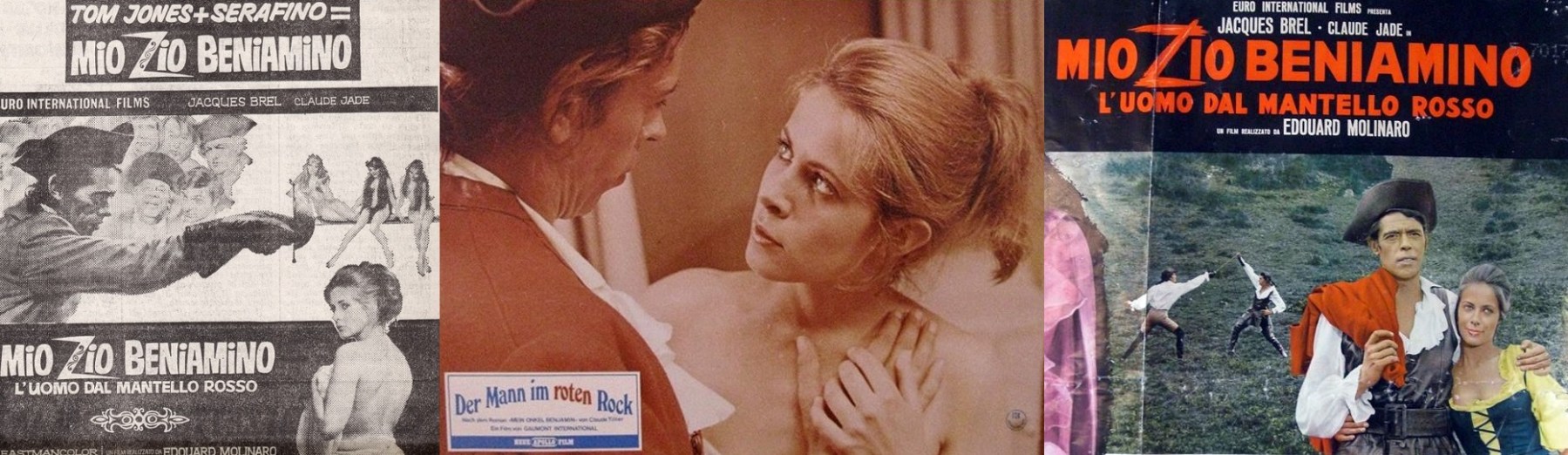 mon oncle benjamin jacques brel claude jade der mann im roten rock mein onkel benjamin