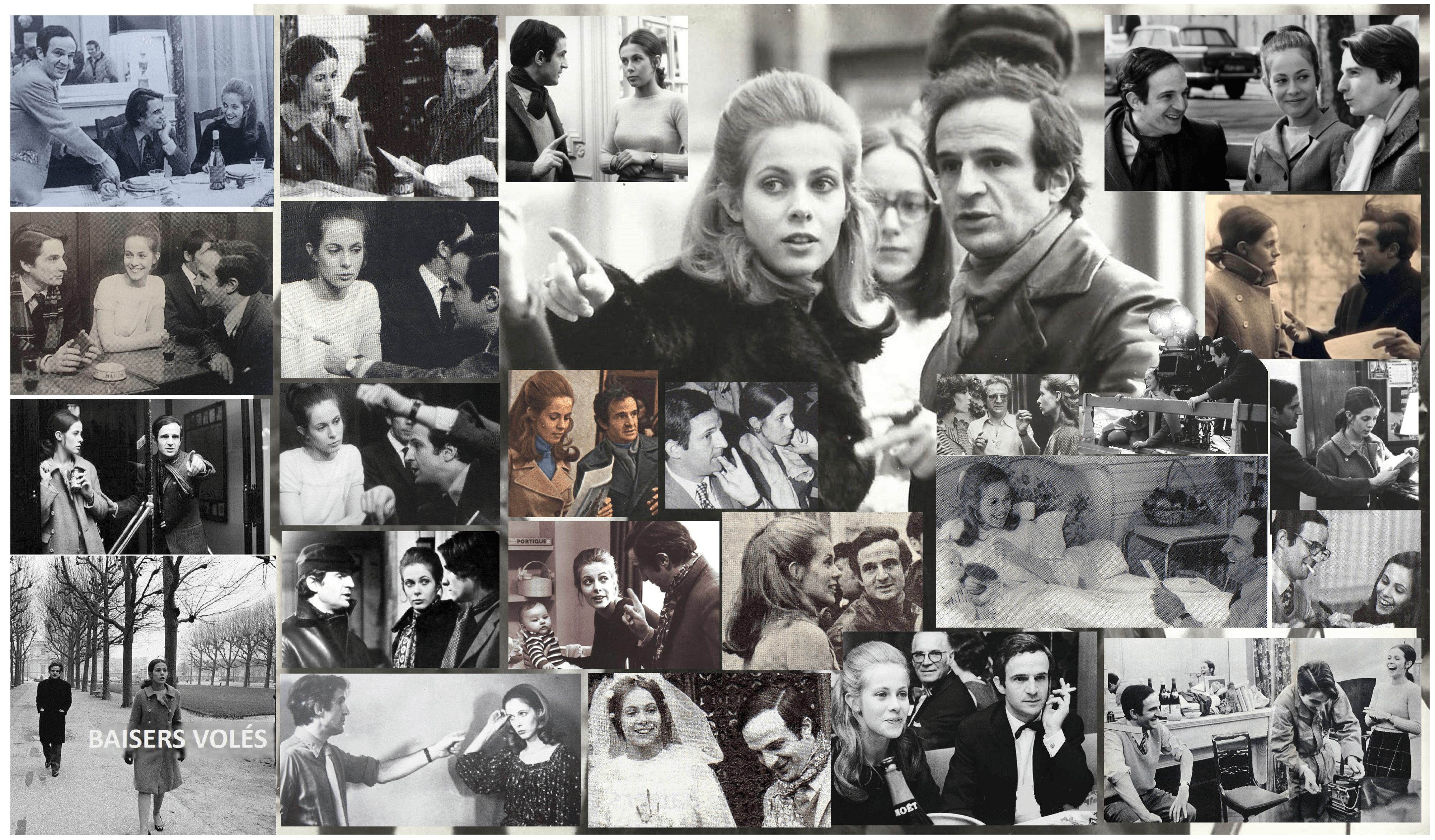 François Truffaut, Claude Jade, filmographie, films, Bausers volés, Domicile conjugal, L'amour en fuite, Nouvelle Vague, Images, tournage, fiancée