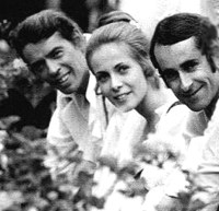 Jacques Brel, Claude Jade und Doudou Molinaro