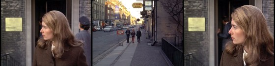 diese Sequenz fehlt heute: Tamara (Tina Hedström) hält Ausschau nach Verfolgern