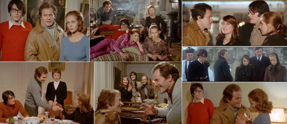 Bernard le Coq und Bernard Fresson in ihren gemeinsamen Szenen in "Les feux de la Chandeleur" mit Annie Girardot, Claude Jade, Gabriella Boccardo, Jean Rochefort und Jean Bouise