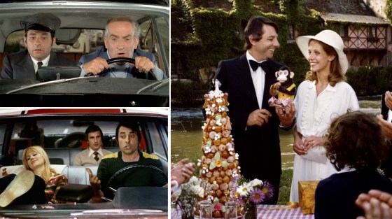 Henri Guybet mit Louis de Funès in "Les aventures de Rabbi Jacob", mit Miou-Miou und Bernard Menez in "Pas de problème" und mit Claude Jade in "Le Pion"