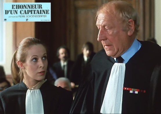 Claude Jade, Georges Wilson, L'honneur d'un capitaine, A captain's honor, film de guerre, Pierre Schoendoerffer, film de procés, france