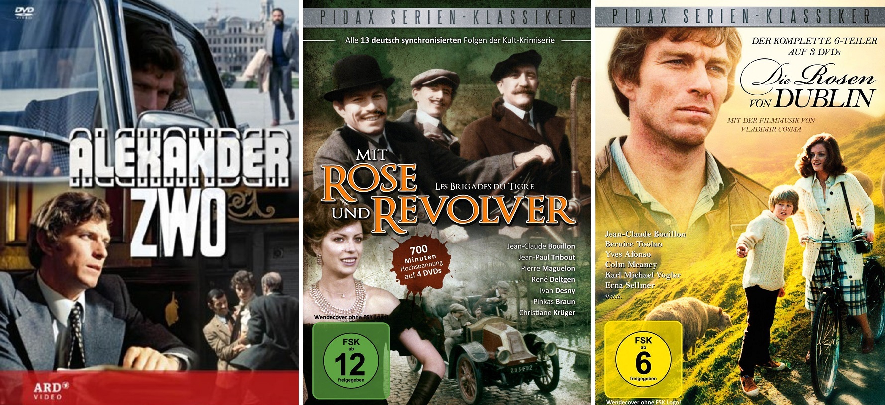 jean-claude Bouillon serien tv alexander zwo brigades du tigre roses de dublin rose und revolver rosen von dublin