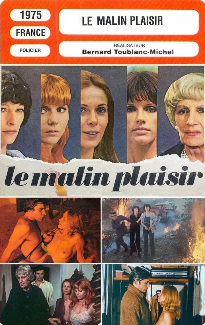 Le malin plaisir Bernard Toublanc-Michel Jacques Weber claude Jade Anny Duperey Bernard t. Michel